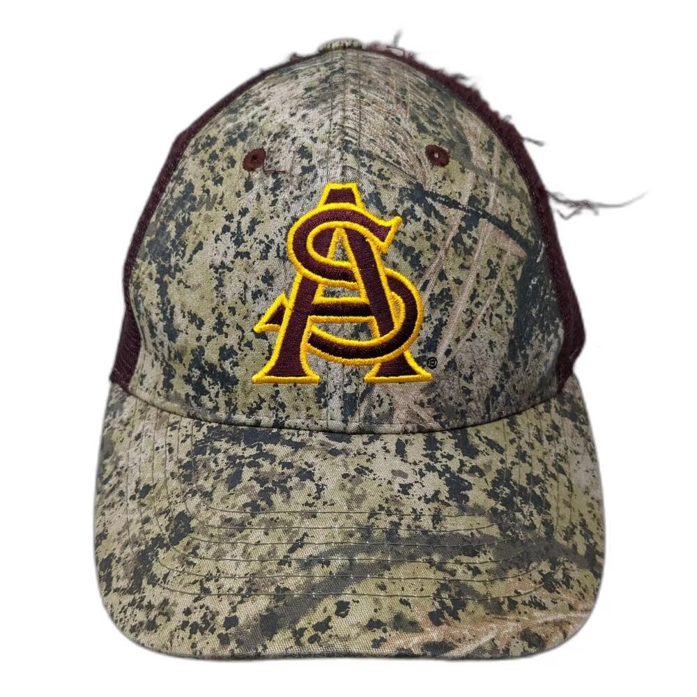 Arizona State Sun Devils NCAA Captivating Headgear Trucker Hat Gray Red OS